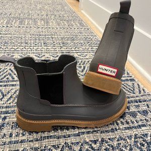 Hunter Men's Moc Toe Chelsea Boots